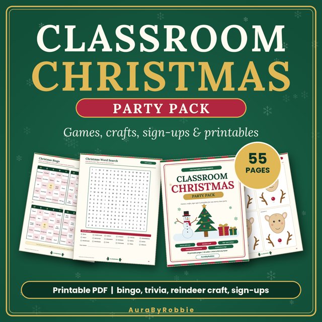 Classroom Christmas Party Pack