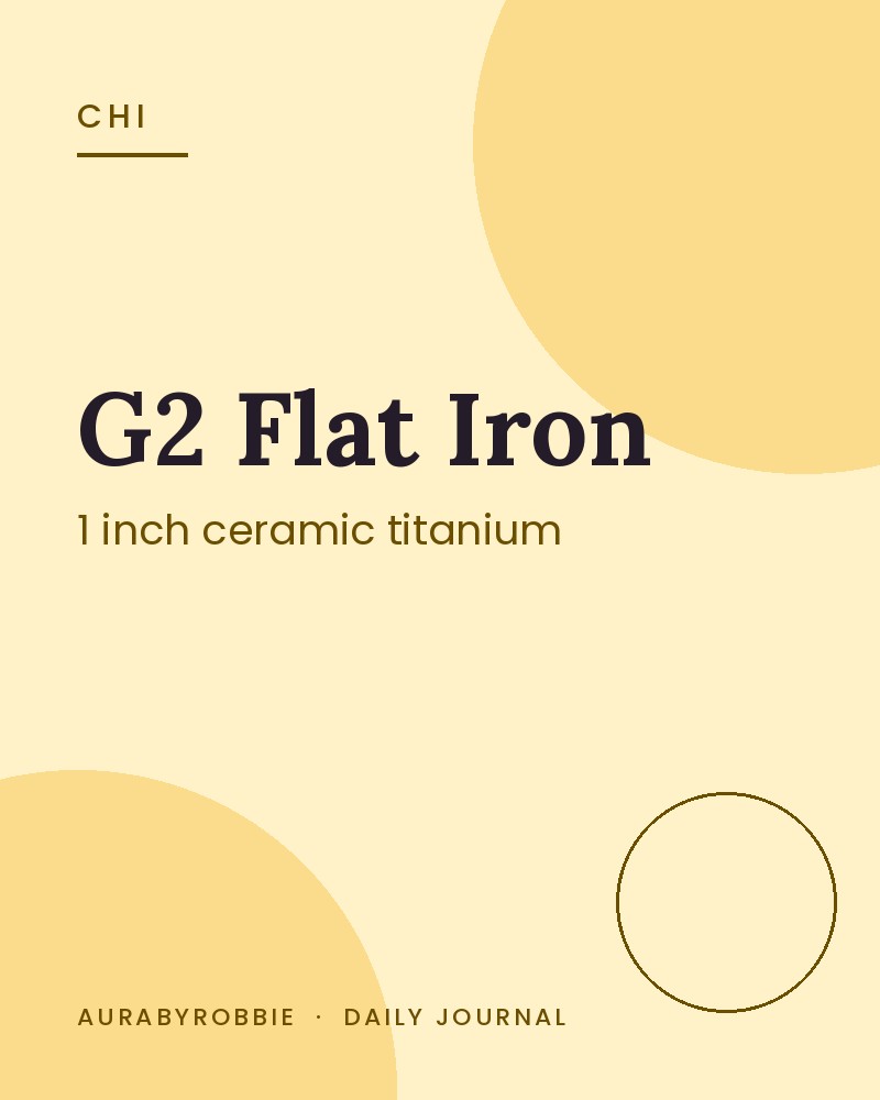 CHI G2 Titanium Infused Ceramic 1" Flat Iron