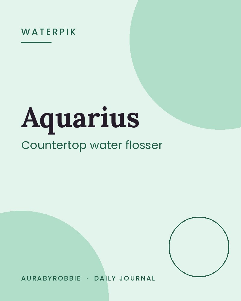Waterpik Aquarius Countertop Water Flosser