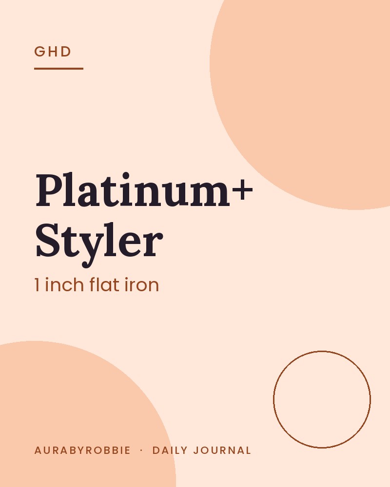 ghd Platinum+ Styler 1" Flat Iron Hair Straightener