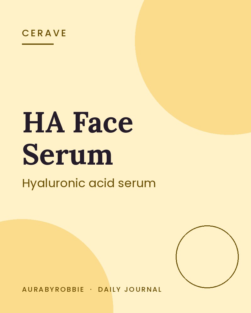 CeraVe Hyaluronic Acid Serum for Face