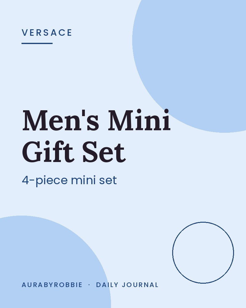 Versace 4 Piece Mini Gift Set for Men