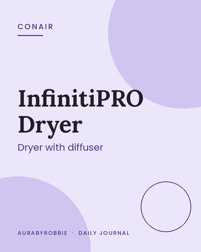 Conair InfinitiPRO Hair Dryer with Diffuser & Concentrator