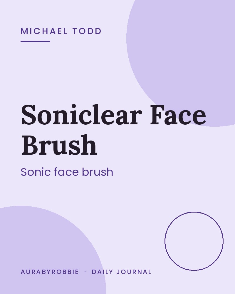 Michael Todd Beauty Soniclear Sonic Face Brush