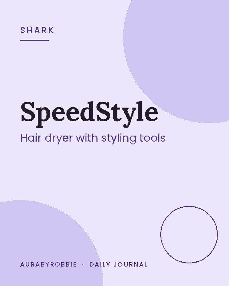 Shark SpeedStyle Hair Dryer with 3 Styling Tools